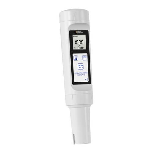 PCE Instruments Salzgehalt Messgerät PCE-PWT 10 für Reinstwasser |Leitfähigkeit 0 ... 20 µS/cm |10.00 ppt |Temperatur 60°C