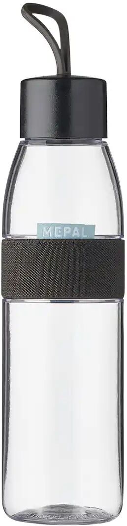 Mepal Trinkflasche "To Go"  Ellipse ¦ schwarz ¦ Kunststoff ¦ Maße (cm): B: 6,3