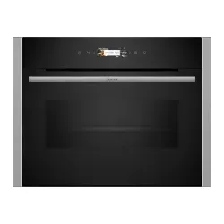 C24MR21N0 Kompaktbackofen mit Mikrowelle 45cm Edelstahl HomeConnect 16Heizarten 900W