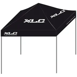 Zelt XLC inkl. Seitenwand schwarz, 3 x 3 m, mit Transporttasche