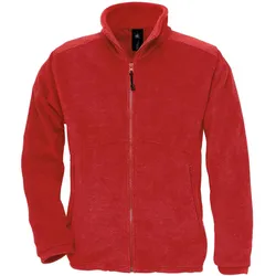 B&C Herren Fleece Jacke Icewalker+ Fleece-Jacke FU703 red S