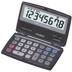 CASIO Taschenrechner »SL-100VERA« blau, 5.5x9.1x1.4 cm