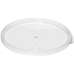 CAMBRO RFSCWC6-135 - Deckel für 5,7 l. und 7,6 l. Rundbehälter (nicht im Lieferumfang enthalten). - 25,2 x 25,2 cm - Polykarbonat Transparent