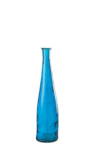 J-Line Noah glazen vaas blauw klein