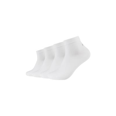 Socken JOOP "premium essentials", Damen, Gr. 39-42, weiß, Baumwollmischung, normal, Socken Socken, mit Logoschriftzug an der Ferse