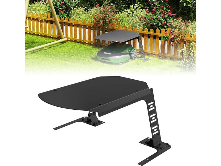 Abri de jardin pour robot tondeuse, 77 x 94 x 36 cm, abri pour robot tondeuse Automower, jardin, résistant aux intempéries, noir