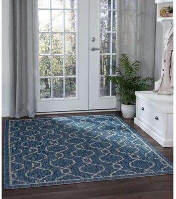 Alise Rugs Colonnade Transitional Geometric Indoor/Outdoor Area Rug
