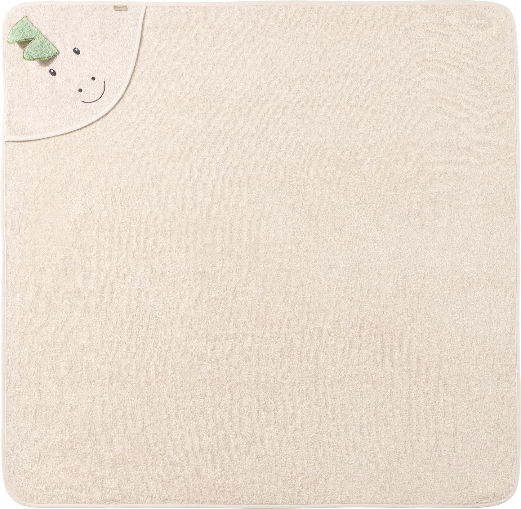 Kapuzenhandtuch STERNTALER "Dino Rexi 100 x 100 cm", Baby, Gr. B/L: 100cmx100cm, 1 Stk., beige (natur), Baumwolle, Handtücher Kapuzenhandtuch natur B/L: 100cmx100cm, 1 Stk.