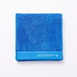 Benetton - Handtuch 90 x 150 Bio-Baumwolle, 450 g/m2, Blau