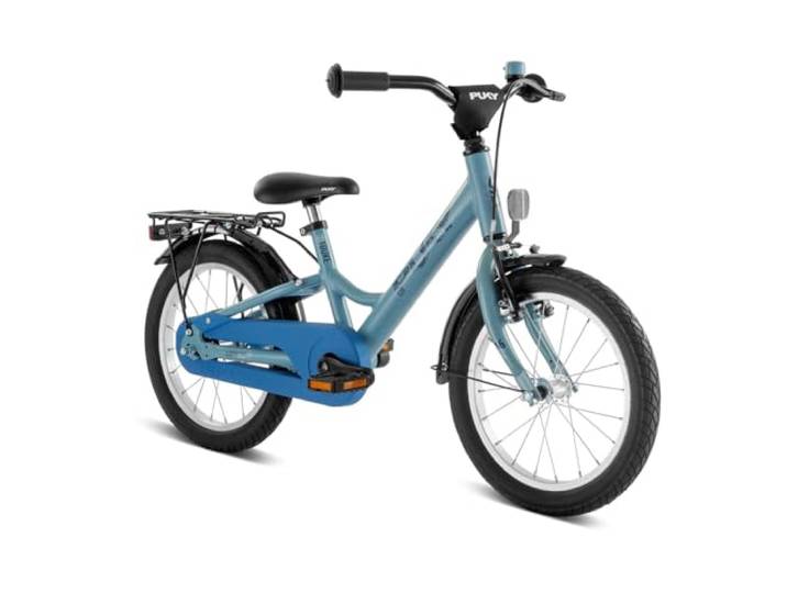PUKY YOUKE 16 Kinderfahrrad 16 Zoll ab 4 Jahre Fahrrad für Kinder mit Rücktrittbremse & V-Brake Höhenverstellbar Leichter Aluminiumrahmen Fahrrad 16 Zoll Jungen & Mädchen Breezy Blue