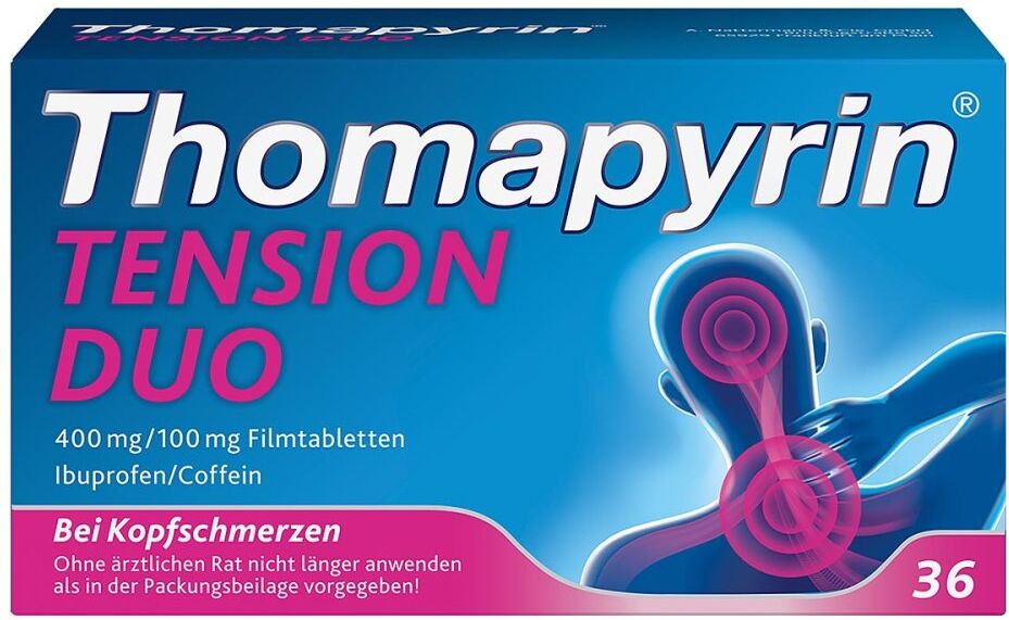 Thomapyrin TENSION DUO Kopfschmerztabletten