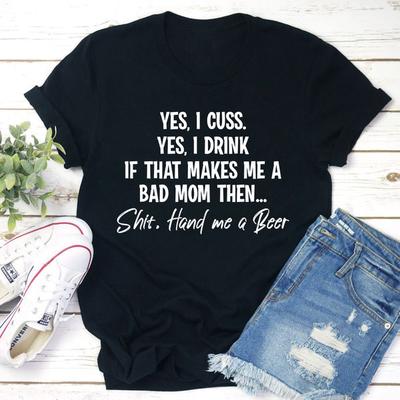 ForAllApparel Bad Mom T Shirt Athletic Heather 2XL