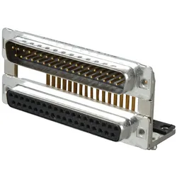 D-SUB DP 74 STBU - D-SUB, Dual Port, Stecker-Buchse, 2x37-polig