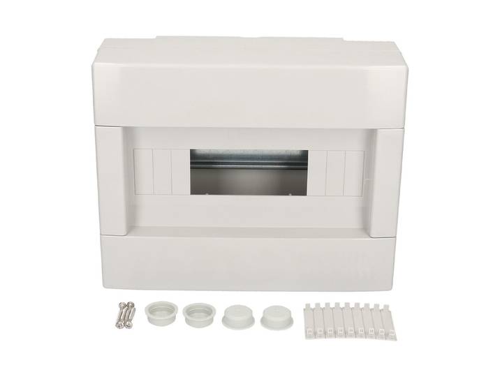 Max Hauri AG Kleinverteilung AP 1-reihig 12 Module grau Ip40