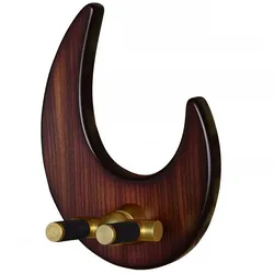 Bulldog Wall Dragon Wooden Guitar Hanger Gold Carrier - Wandhalter Gitarre/Bass