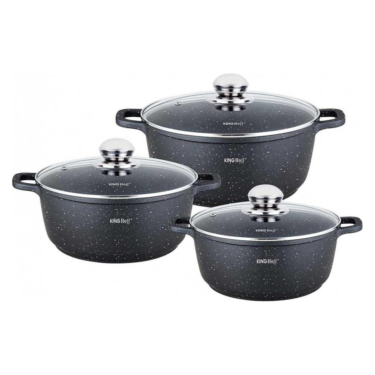 Kinghoff MARBLE POT SET KH-1606 (PO/90249/189596)