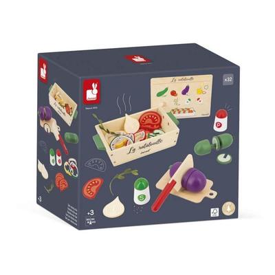 Ratatouille-Kochset – Mediterranes Gemüse-Spielset aus Holz