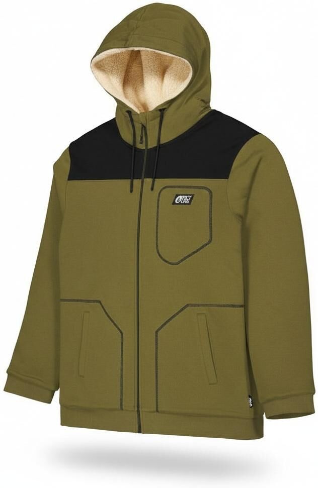 Picture  - Basement Plush Zip Hoodie Tobacco - XL - Sweat