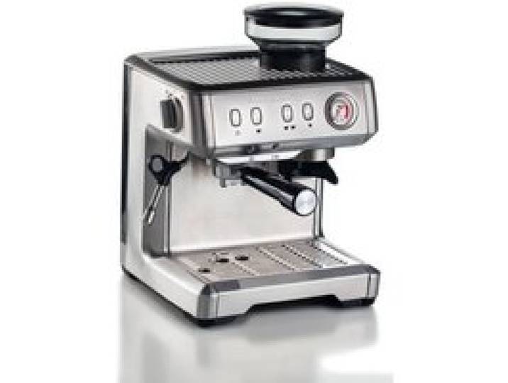 Machine à café expresso avec broyeur Ariete - modèle 1313 - Gris - 15 bar - Espresso - Café moulu