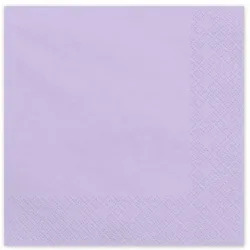 960x Papierservietten, lavendel, 33x33 cm