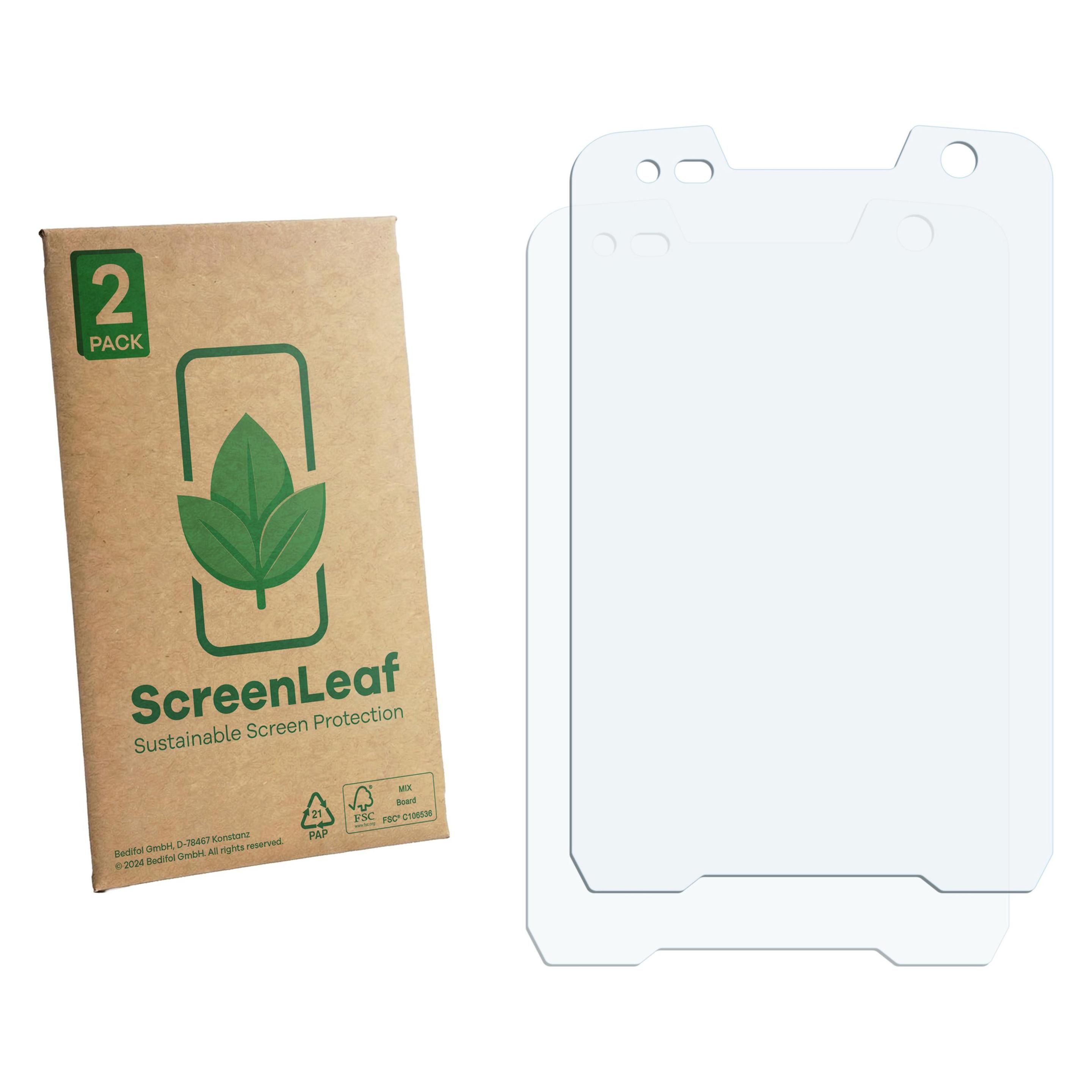 ScreenLeaf Schutzfolie für Newland Speedata SD35 Leo Displayschutz Display Schutz Folie Klar Transparent (6161468)