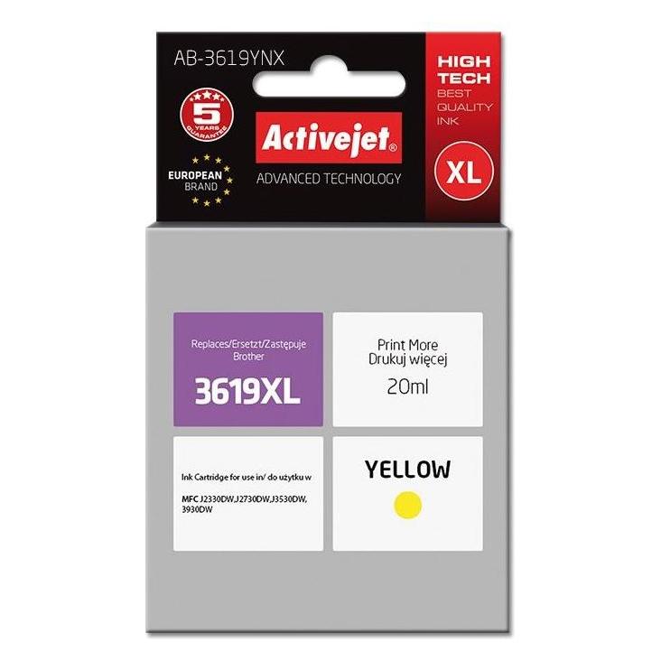Activejet AB-3619YNX - Compatible - Gelb - Brother - Brother MFC: J2330DW - J2730DW - J353 (Y) (AB-3619YNX)