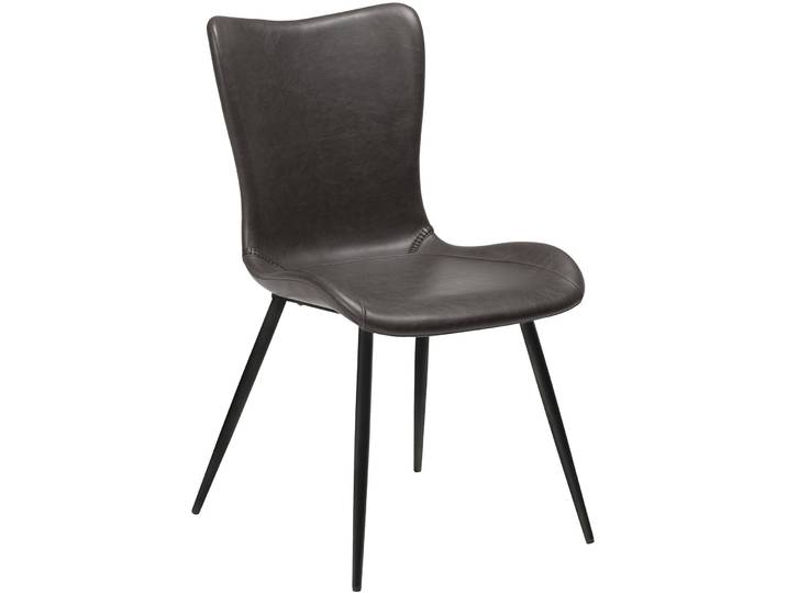 DAN-FORM Stuhl 2er-Set Medusa grey Kunstleder
