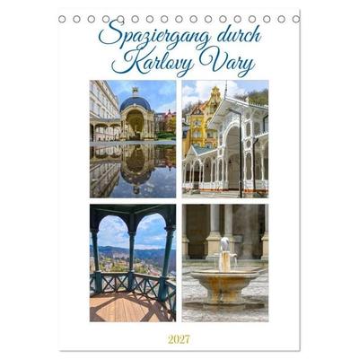Spaziergang durch Karlovy Vary (Tischkalender 2027 DIN A5 hoch), CALVENDO Monatskalender