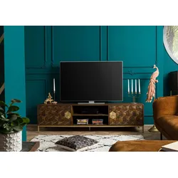 TV-Board Mango 190x45x50 braun geölt DIAMOND #205