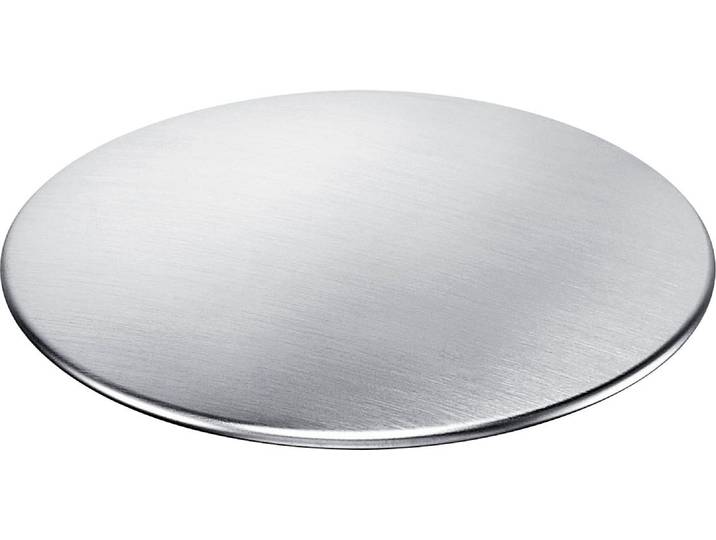 Blende PYRAMIS Pyramis Sink & Shower Cover , silber (edelstahlfarben), H:3cm Ø:12cm, Edelstahl, Abdeckblenden, Blende, Ø 12cm
