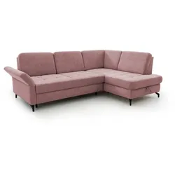 sit & more Ecksofa Westham Stoff Rosa Altrosa