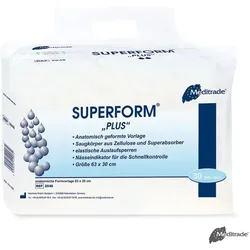 Superform Plus Inkontinenzeinlagen 63 x 30 cm blau 5 x 30 Stück