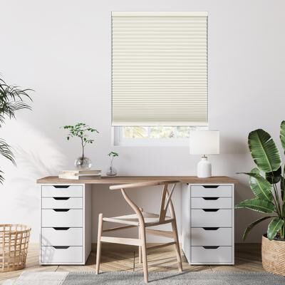 Regal Living 72-inch Tan/White Cordless Blackout Cellular Shade