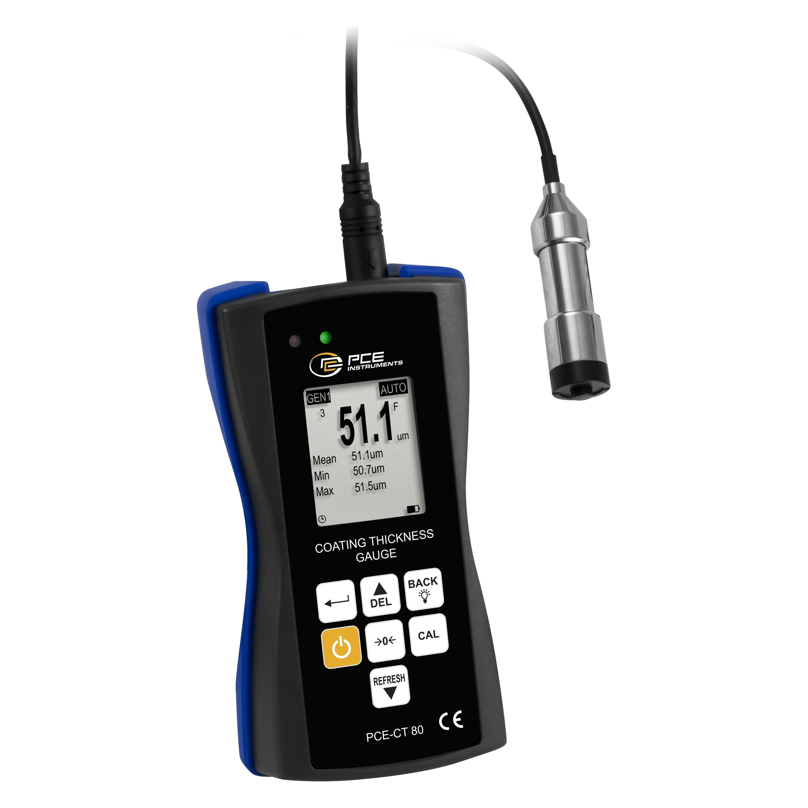 PCE Instruments ialdicken Messgerät enmessgerät (Schichtdickenmessgerät) (PCE-CT 80)
