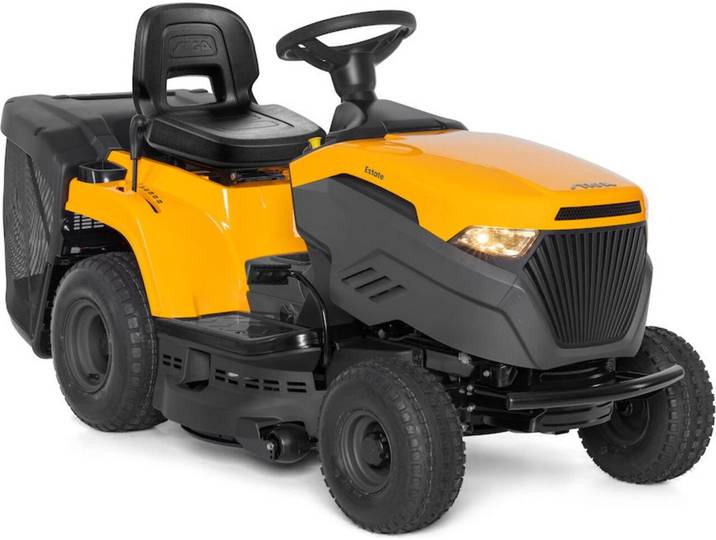 Tondeuse autoportée STIGA Estate 384 M\, moteur 352 cm³ (7\,9 CV)\, largeur de coupe 84 cm