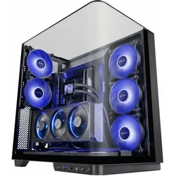 Mars Gaming Mc-Infinio (ATX, mATX, Mini-ITX), PC Gehäuse, Schwarz