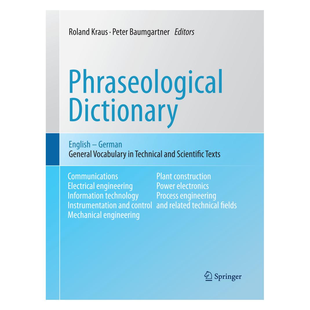 Springer Phraseological Dictionary English - German (Englisch, Roland Kraus) (9680877)