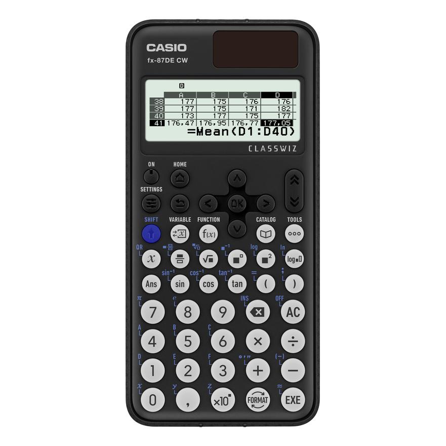Casio FX-87DE CW (Batteriebetrieb, Solarenergie) (FX-87DE CW)