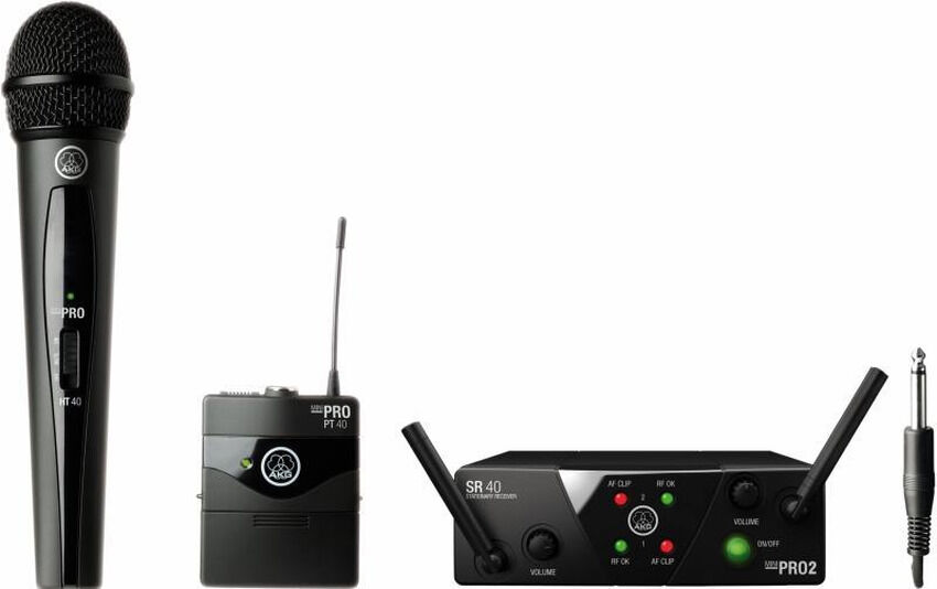 AKG Wms 40 Mini Vocal / Instrumental Set Dual Drahtlos Mikrofons