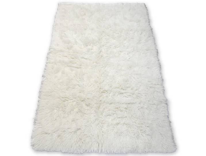 Tapis - FLOKATI - 150x200 cm - 100% laine naturelle - Blanc naturel - Hauteur de fil 40 mm