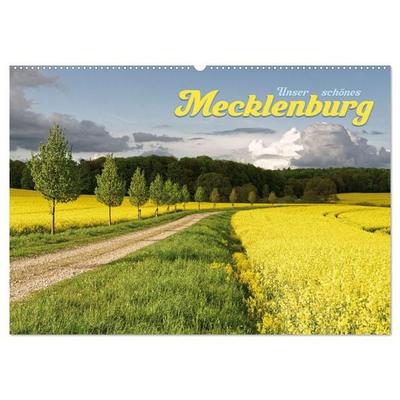 Unser schönes Mecklenburg (Wandkalender 2027 DIN A2 quer), CALVENDO Monatskalender
