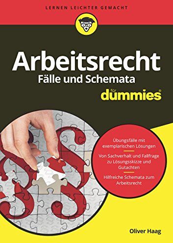 Oliver Haag - Arbeitsrecht Fälle und Schemata für Dummies - Preis vom 30.09.2026 22:30:23 h