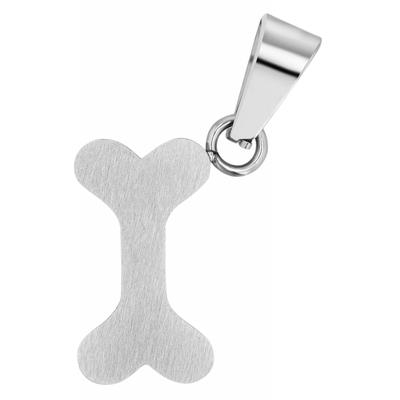 Kettenanhänger ADELIA´S "modischer Schmuck Anhänger aus Edelstahl", silber, Schmuckanhänger, Damen, Edelstahl, Kettenanhänger