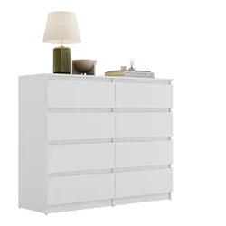 SIDEBOARD HANA M8 mit Schubladen Weiß