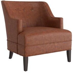 Midtown Leather Chair - Tobacco Leather, Tobacco Sierra - Ballard Designs