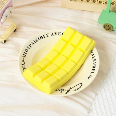 Uplift Picks Realistic Chocolate Slow Rebound Squishy Toy For Relaxing Desk Breaks Daily yellow