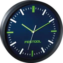 Festool 498385 Wanduhr 300 mm x 300 mm x 300 mm x 300 mm Dunkelblau, Grün Leisegang-Uhrwerk