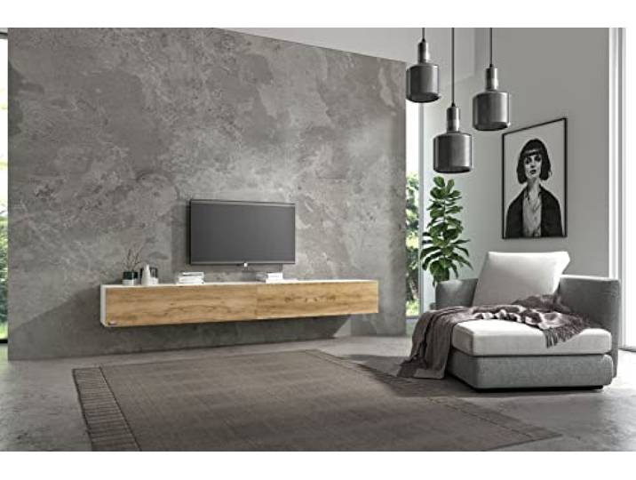 Wuun® TV-Lowboard Somero I 100cm bis 360cm I TV-Schrank & Hängeschrank für Wohnzimmer I Verschiedene Varianten