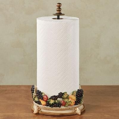 Touch of Class Fruitful Bounty Paper Towel Holder Multi Warm , Multi Warm