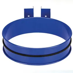 Mülleimer Zubehör Orgavente TONDO Müllsackhalterung blau aus verzinktem Stahl, blau